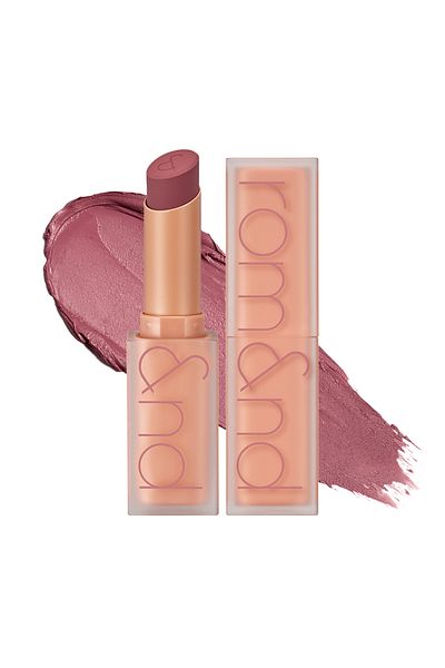 Romand Zero Matte Lipstick - Velvet Lipstick Muteral Nude Series, 22 Mauve Beans