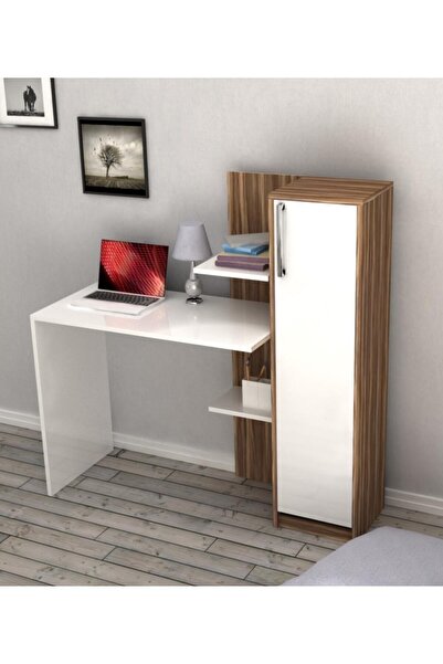 Bicabin Narin Trend Raflı Dolaplı Çalışma Masası