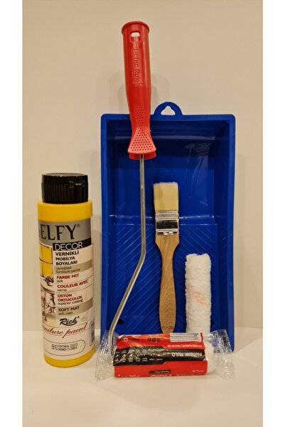 Rich Selfy Decor 500 Cc (750 Gr) Portakal Çiçeği Sarısı Kendinden Vernikli Do...