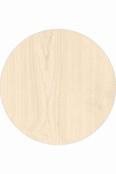 SUN LAZER Rattan Örgü Taban Plakası Yuvarlak 40x40 Banu