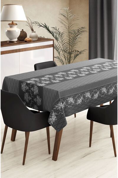 CANİLA Față de masă Față de masă cu margini cusute imprimate digital
