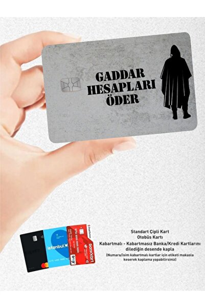 Fenomenia Gaddar Pay Accounts Card Covering Sticker - Bank & Credit & Papara ...