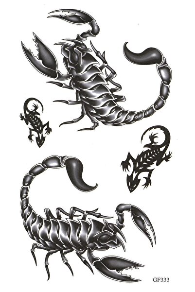 BP Tattoo Akrep Geçici Dövme Unisex Tattoo