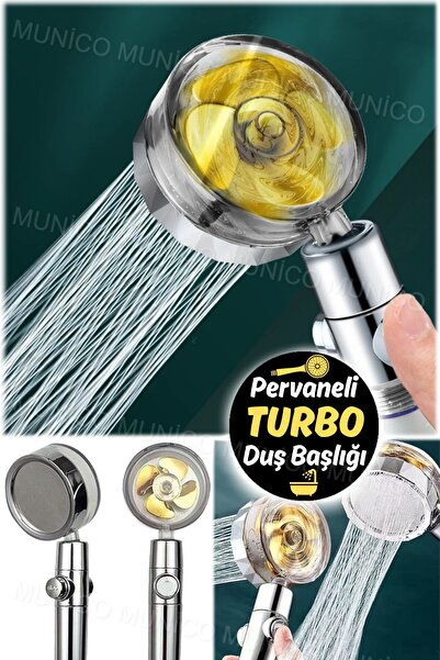 Munico Masaj Etliki Migren Ve Bel Ağrılarına Doğru Vuruş Su Püskürtücü Duş Ba...