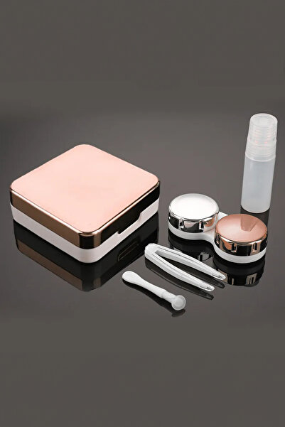 Soillium Yeni Nesil Fonksiyonel Lens Taşıma Saklama Kutusu Ve Takma Aparatı Seti 5 Parça Kompokt Seyehat Kiti