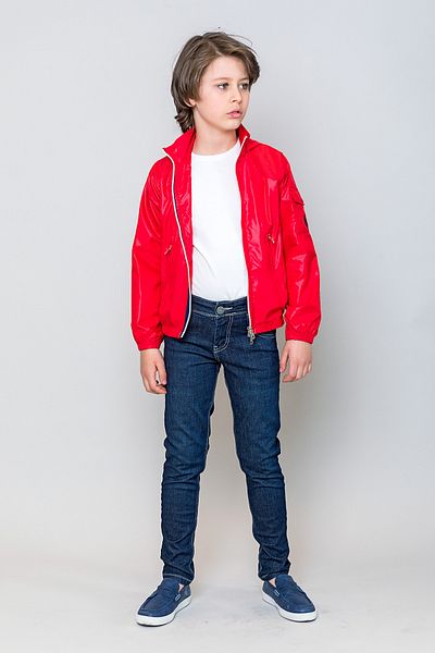 incity Boy's Shiny Fabric Raincoat
