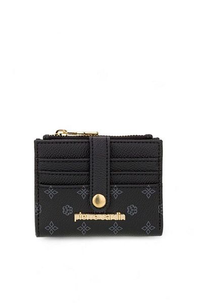 Pierre Cardin Черна дамска чанта портфолио и клъч с монограм - 06PC24Y605-MN