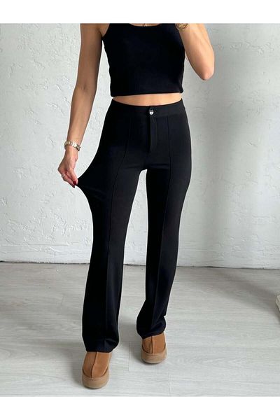 VivaJoy Ultra High Waist Lycra Crepe Palazzo Women's Trousers - Recovery