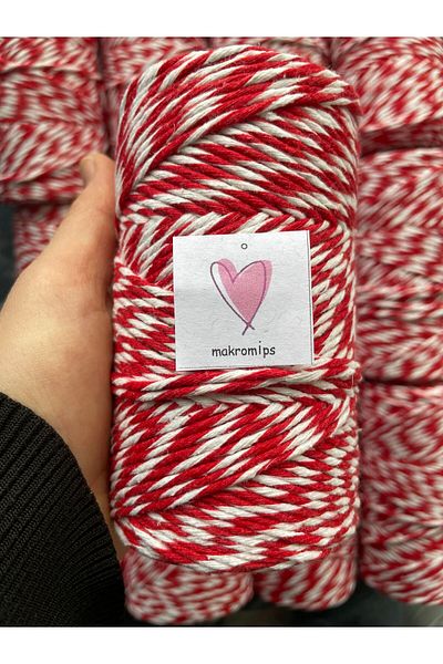 Makromİps Macrame Package Rope (200 GR 2MM) Martenitch Gift Ornament Bracelet Multipurpose Rope