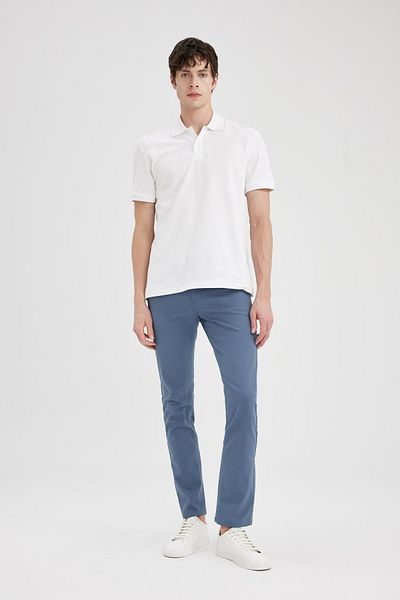 DeFacto C2401AX24SP Model Slim Fit Chino Canvas Trousers