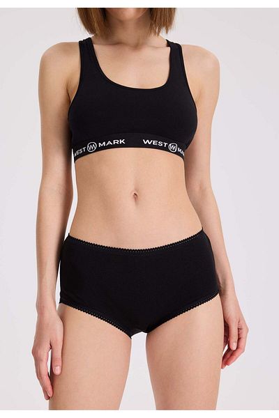 WESTMARK LONDON Pantofi maxi din bumbac cu talie înaltă, 5 bucăți, pentru femei - EVA RIB MAXI