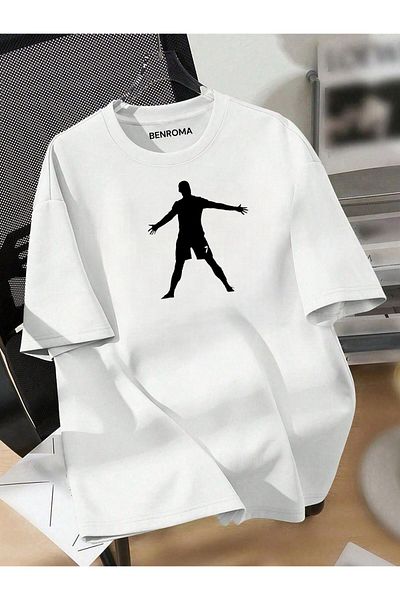 BENROMA Μπλουζάκι ποδοσφαιριστή Unisex Oversize με στάμπα - 3-12 ετών