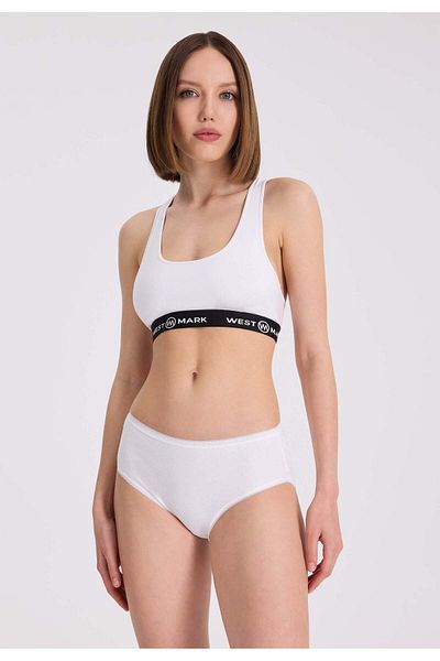 WESTMARK LONDON OLIVIA RIB MIDI - Slip din 5 piese pentru femei, negru, alb, bumbac, elastan, amestec midi