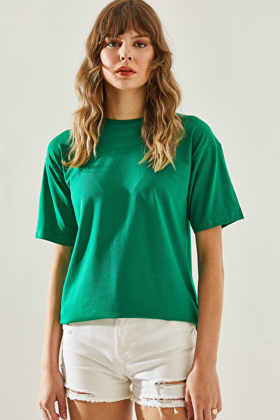 Bianco Lucci Γυναικείο T-shirt Crew Neck Basic - Κοντό μανίκι60251202