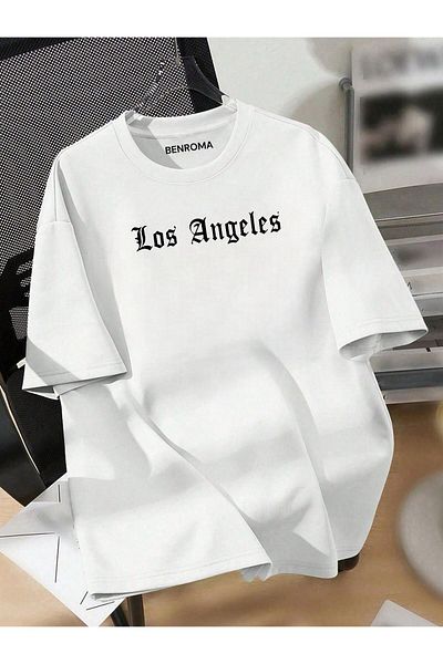 BENROMA Μπλουζάκι Los Angeles Printed Unisex Oversize - Διατίθεται για ηλικίες 3-12 ετών