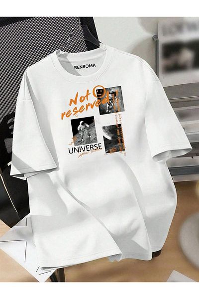 BENROMA Tricou cu imprimeu supradimensionat unisex - 3-12 ani