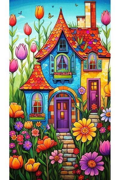 dialands Flowery House 39X70Cm-Dm161