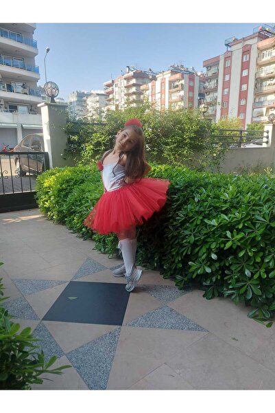 canicho Kız Çocuk Tütü Etekli 4 Parça Kombin