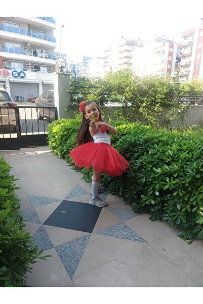 canicho Kız Çocuk Tütü Etekli 4 Parça Kombin