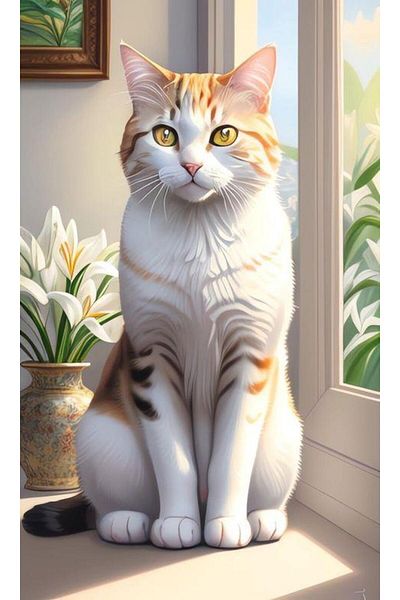 dialands Cat 35X60Cm-Dm176