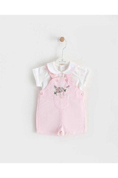 MİMBOKİDS 2-Piece Jumpsuit Set with Bodysuits for Baby Girl