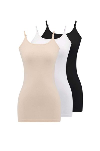 WESTMARK LONDON White Cotton Elastane 3-Piece Women's Athlete Set - OLIVIA SINGLET