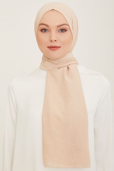 FRESCO SCARFS Armine Trend - Φυσικό μαλακό βαμβακερό γυναικείο σάλι Hijab Hijab