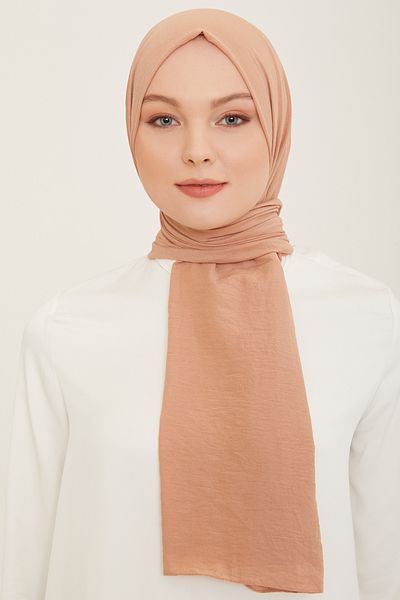 FRESCO SCARFS Armine Trend - Φυσικό μαλακό βαμβακερό γυναικείο σάλι Hijab Hijab