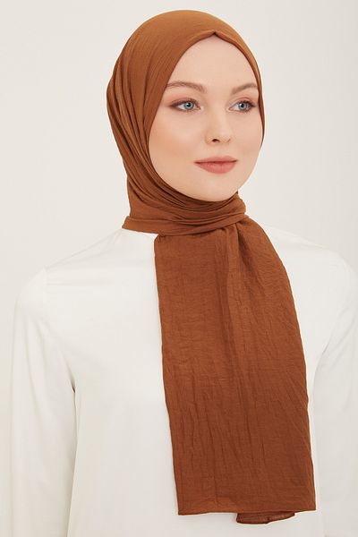 FRESCO SCARFS Armine Trend - Φυσικό μαλακό βαμβακερό γυναικείο σάλι Hijab Hijab