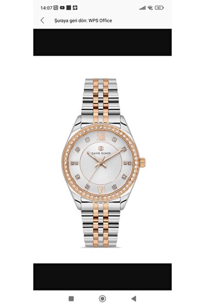 DAVID GUNER kadın kol saati