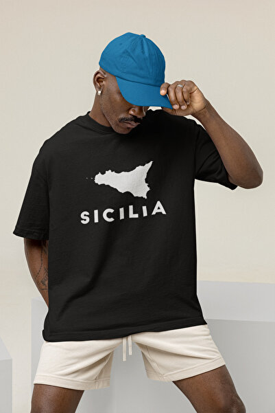 JDM SICILIA Štampano Premium Oversize kroj majica - noćno svetleća reflektujuća