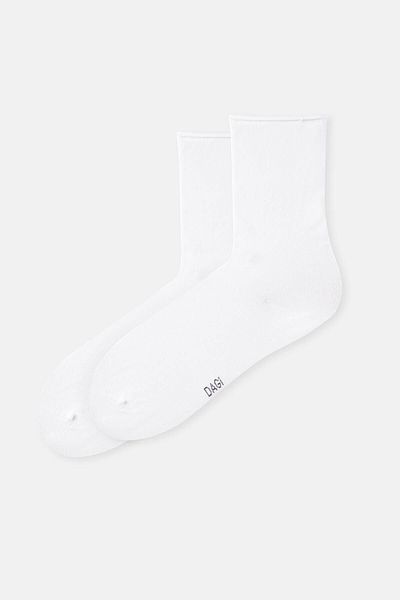 Dagi Modal White Women's Socks - Elastic Basic Model