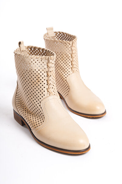 Elile Shoes Hakiki Deri 34-35-41-42-43-44 Numara Kadın Yazlık Çizme