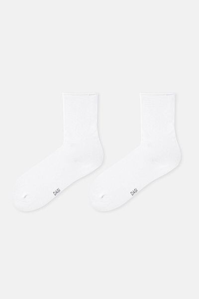 Dagi Modal White Women's Socks - Elastic Basic Model