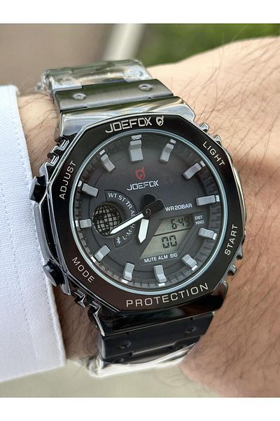 Joefox Suitable for Sports Use - Analog and Digital Clock, Alarm, Stopwatch and Feeding Functions