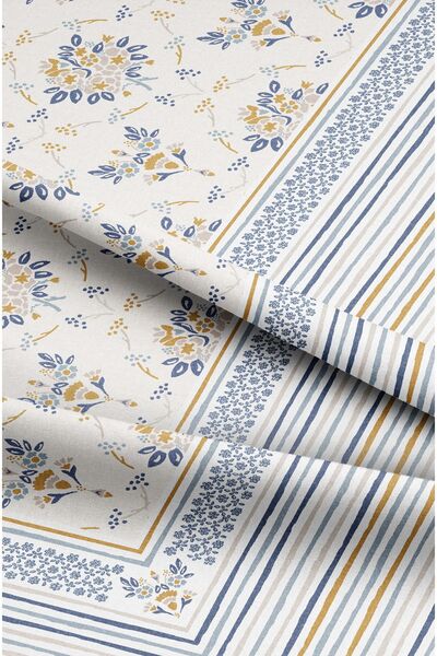 CANİLA Masa Örtüsü Dijital Baskılı Kenarı Dikişli Masa Örtüsü