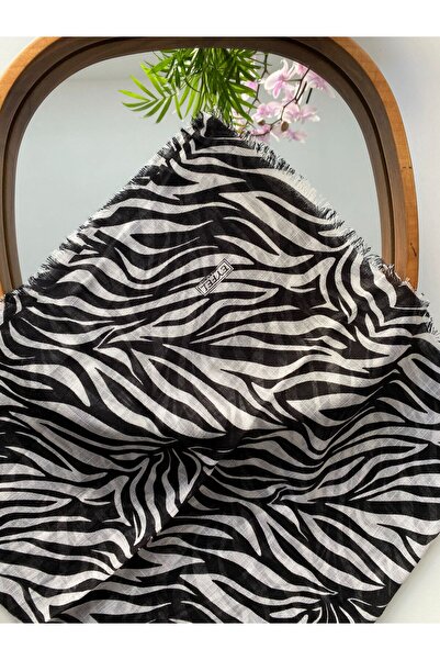 Eyfel كتابة القماش القطني باللونين الأبيض والأسود