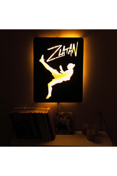 FOREVHOME Zlatan Ibrahimovic Led Işıklı Tablo