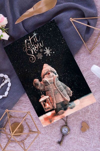Bytwo Snowman Design Decorative Box - Book Box - Decorative Box