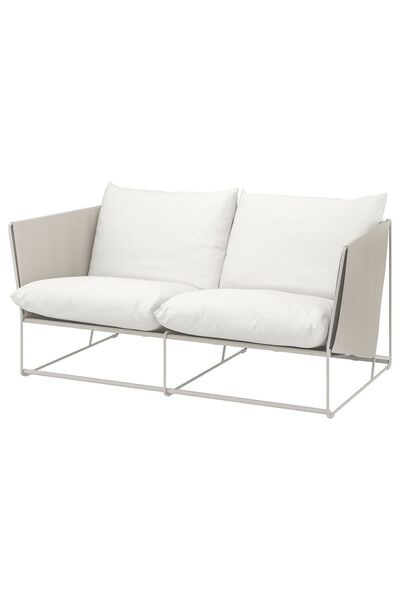IKEA Havsten 2'li Bahçe Kanepesi Ve 2 Adet Oturma Ve Sırt Minderi