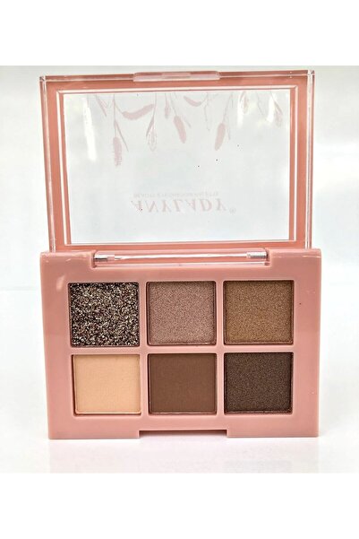 Rose DYT Shop Cosmetics Queen Mini Color 6’ lı Göz Far Paleti