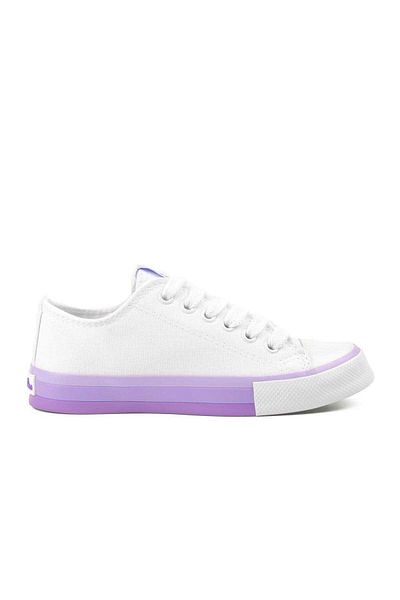 Benetton Bn-30176 Pantofi sport dama-liliac alb
