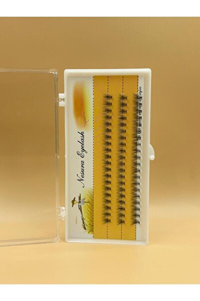 NESURA EYELASH 10D Demet Tekli Takma Kirpik- 8MM