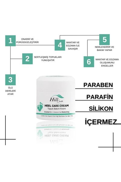 hillfoot Hill Cosmetic Topuk Bakım Ve Ayak Nem Kremi (podology Podiatry Heel ...