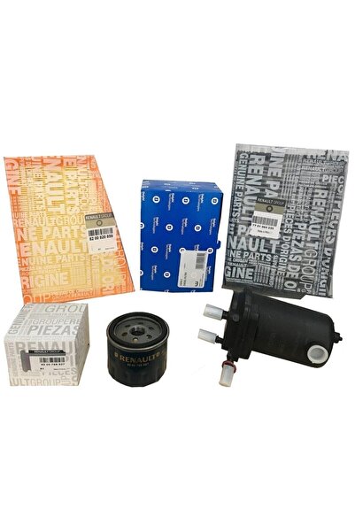 Genel Markalar Megane 2 Dizel 1.5 Dci Filtre Bakım Seti 2002-2008 Uyumlu