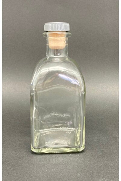 Pause Art Home 250 Cc Frask Köşeli Cam Şişe Gri Mantar Tıpalı - 250 Ml Frask ...
