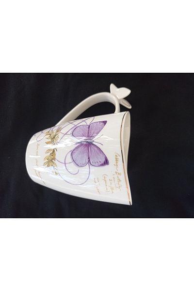 Benante Butterfly Porcelain Mug