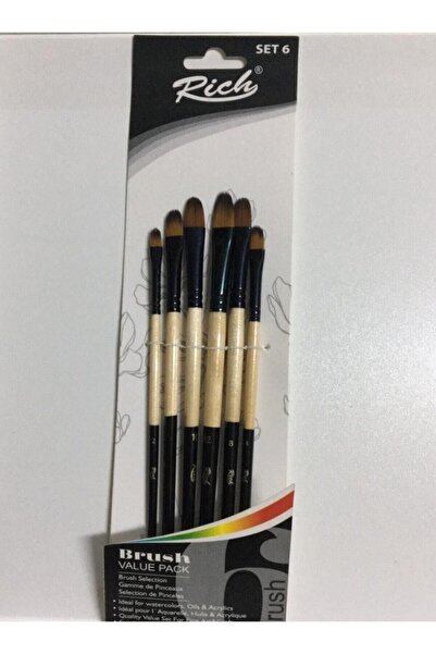 Rich Kedi Dili Fırça Seti 6'lı