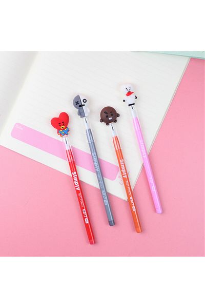 Şeker Ofisi Egg Laying Pen with Tip Cute Cartoons