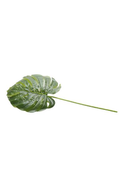 T.Concept Διακοσμητικό Τεχνητό Φύλλο Δέντρου Monstera 80 cm Πράσινο Χρώμα